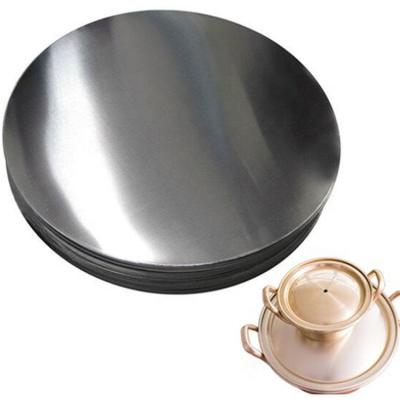 China 0.5mm Alloy 1050 3003 H14 Temper Aluminum Round Plate For kitchenware for sale