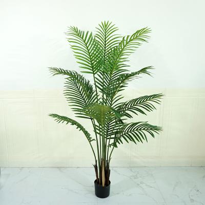 China Indoor Fake Plants Art Decor Artificial Palm Tree Plants With Pot for sale