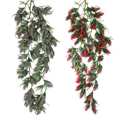 China Art Decor Decorative Artificial Faux Plants Vines Hanging Wall for sale