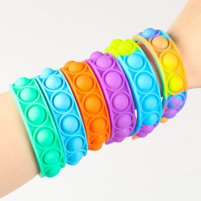 China Manufacturer Push Squeeze Toy Bubble Pop Anti-knock Busy Person Antistress Toys Bracelet Sensory Pack Set for sale