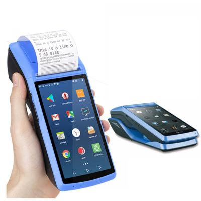 China RD-M1Android PDA 2G 3G WIFI BT Black and White NFC Thermal Printer and Barcode Reader POS Handheld Integrated Terminal for sale