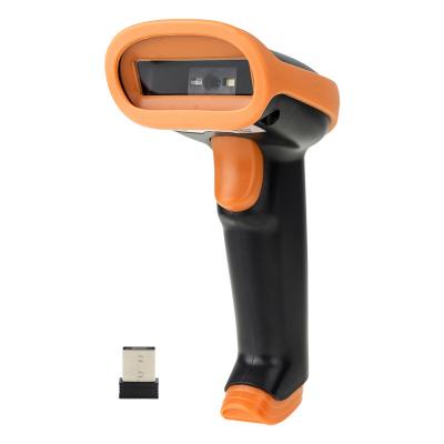 China New Arrival Portable ABS+TPR RD-S8 Long Range With 2.4G Memory Wireless Receiver 2D Barcode Scanner for sale