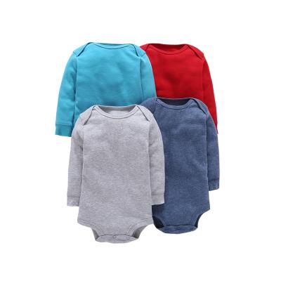 China Longsleeve Long Sleeve Babies Clothes Packs 4 Pack Baby Romper Baby Clothes Romper for sale