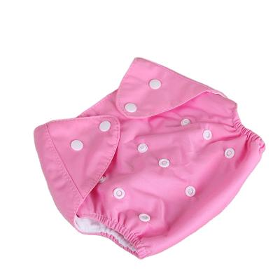 China Plain Weave Multi Colors Reusable And Washable Cloth Baby Diapers With 3 Microfiber Insert Layers for sale