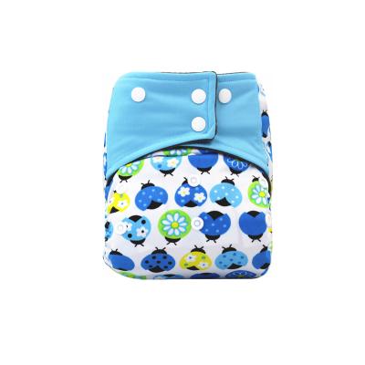 China Printed Reusable Cloth Diapers For Baby 0-2Years Baby Diapers Soft Breathable for sale