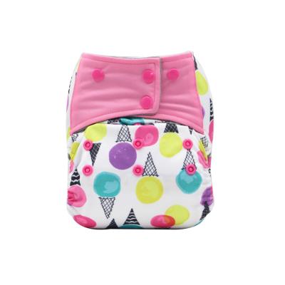 China Customized Printed Pul Cloth Baby Diaper Aio Cloth Diaper for sale