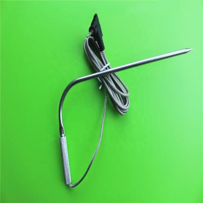 China Food Grade Grilling Temperature Sensor Stainless Steel Temperature Probe With 2.5mm Jack for sale