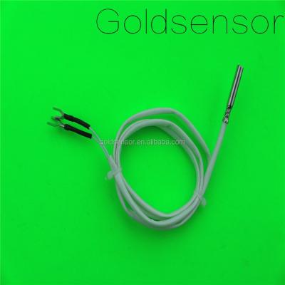 China 2-wire RTD PT100 5*25mm temperature sensor circuit temperature sensor for sale