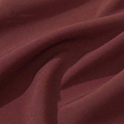 China Wholesale QUICK DRY Plain Colored Matte Stretch Satin Woven Twill 100 Nylon Rayon Fabric For Garment Material for sale