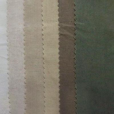 China Viable the latest woven fabric 70% twill fabric 70% linen 30% cotton blend fabric canvas wholesale for sale