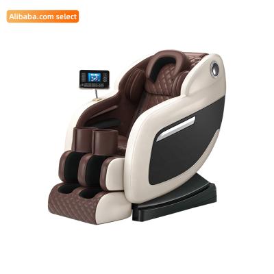 China Zero Gravity System Full Body Shiatsu Massage Chair Recliner Weightless SL Track With Space Saving And Thai Stretching for sale