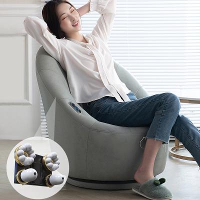 China Latest Weightlessness System 2022 Relaxation System 2022 Electric Shiatsu Mini Sofa Rocking Reclining 360 Rotation Portable Massage Chair for sale