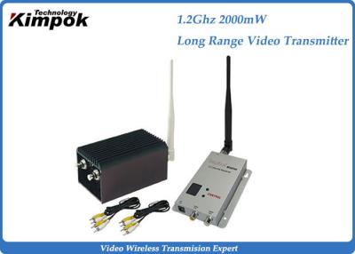 China 1.2Ghz Professional FPV Wireless Video Transmitter And Receiver , 5000M Long Range for sale