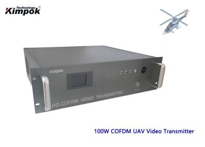 China 150km UAV HD Video Transmitter 100W High Power Wireless Video Link with GPS for sale