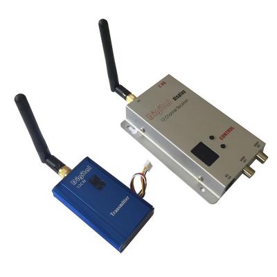 China Private Form Ja 2.4Ghz FM Wireless Video-Sender 12 Kanäle Langstrecken-Sender und Empfänger DC 12V zu verkaufen