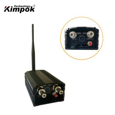 China 3W Video input Long Range Wireless Video Transmitter and Receiver 1200Mhz AV Sender CCTV Audio Video Transmission System for sale