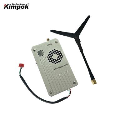 China 60km 1Ghz 5W FPV VTX Drone Transmisor de vídeo inalámbrico receptor 8 canales en venta