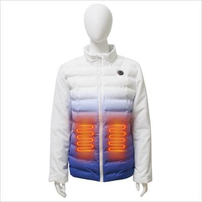 China Breathable Battery Gradient Jacket Candy Color Passionate Coat For Outdoor Skiing for sale