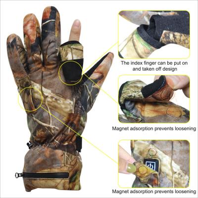 China Adult Outdoor Sport Heated Hunting Gloves For Winter for sale