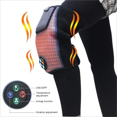 China For back pain or menstrual pain 3 in 1 knee heating wrap with vibration and air pressure message function for sale