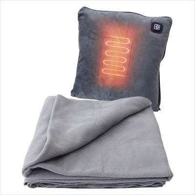 China Hotel 2 in 1 Heated Pillow with Travel Airplane Cover for sale