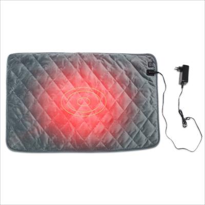 China Hotel 12V Heating Pad For Back Pain Relief With 3 Level Heating for sale