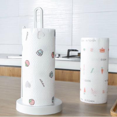 China Round Water Absorbing Dust Proof Large Roll Towels Kitchen Paper Towel For Kitchen Room for sale