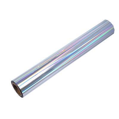 China Anticurl Quality Self Adhesive Holographic Paper Roll For Label Sticker for sale