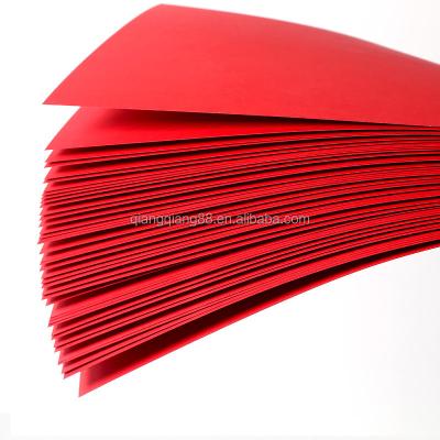 China Recycled Materials Bulk 230 300 350 Gsm Red Cardboard For Gift Box for sale