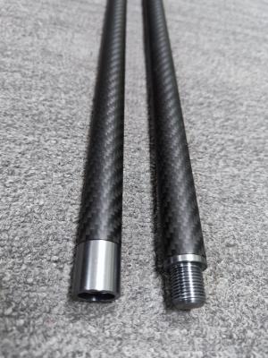 China Lightweight 3K Carbon Fiber Telescopic Poles Roll Wrapped for sale