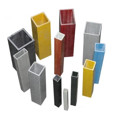 China Fiberglass Rectangular Tube Shaped Profile For Construct for sale