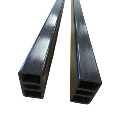 China High Tensile Strength Rectangular Carbon Fiber Square Tube For Equipment for sale