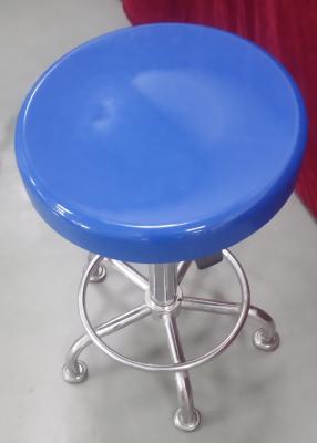 China Blue Adjustable SMC Fiberglass Seat Chair Stool Components For Laboratory for sale