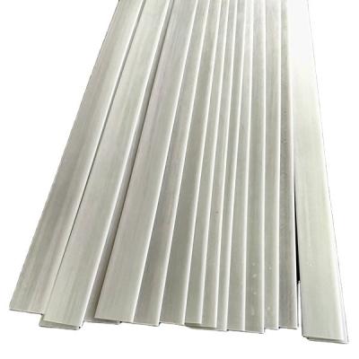 China Lightweight Pultruded Fiberglass Flat Strip FRP Flat Bar Smooth Surface Finish for sale