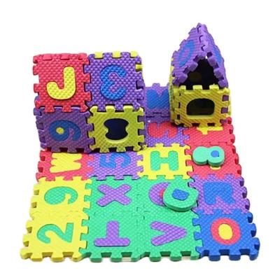 China Environmental protection wholesale children's foam puzzle alphanumeric sponge alphanumeric puzzle for sale