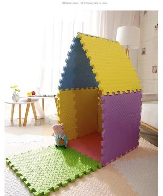 China Environmental protection baby puzzle play mat eva foam mat double side pe foam protection climbing kids puzzle mat for sale