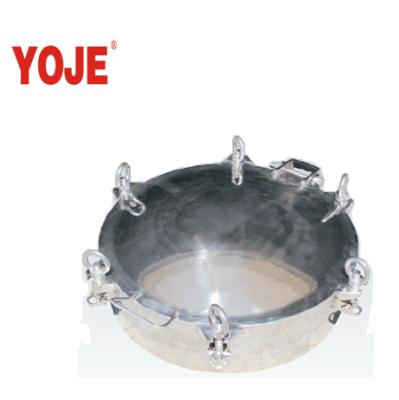 China Industry or food stainless steel manhole cover for milk preparation for sale