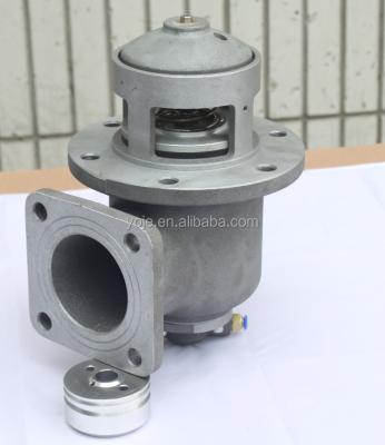 China 3 Inch Pneumatic Tank Truck Fuel Tank Bottom Shut Off Valve / Suction Valve for sale