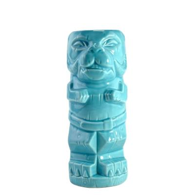 China Wholesale disposable ceramic tiki bar cup custom tiki mug for sale