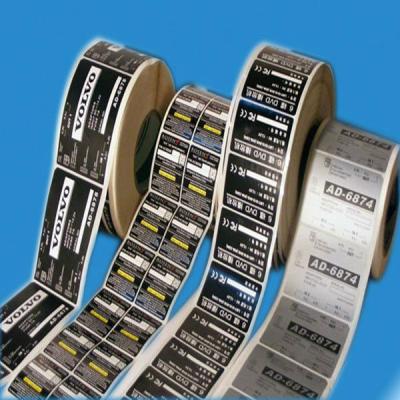 China Barcode Printer Heat Sensitive Label Rolls , Vinyl Sticker Printing Machine , Cosmetic Packaging Labels for sale