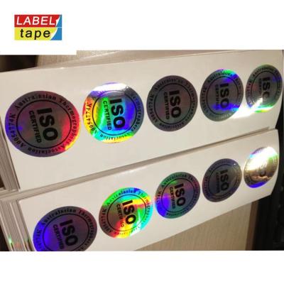 China Security Holographic Labels Anti Counterfeit Label Custom Design Adhesive Hologram Sticker Label for sale