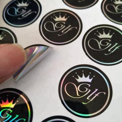 China Best Selling Colorful Glossy Logo Printed Strong Adhesive Sticker Waterproof for sale