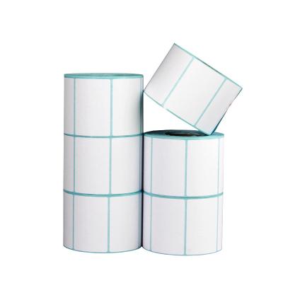 China Heat Sensitive White Roll Thermal Paper Self Adhesive Printing Label Sticler for sale