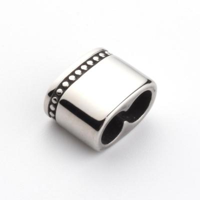 China For DIY Bracelet High Quality Jewelry Accessories Parts Bracelet Charm With Double Hole for sale