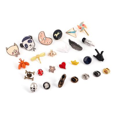 China Custom Bulk Brooch Pin Memorial Badge For Shirt China Alloy Logo Metal Lapel Pin Zinc and Suit for sale