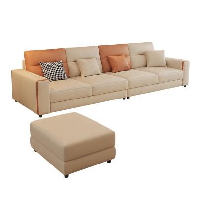 China Other 2024 new color matching furniture cat claw leather styles of home furniture living room sofa sets for sale