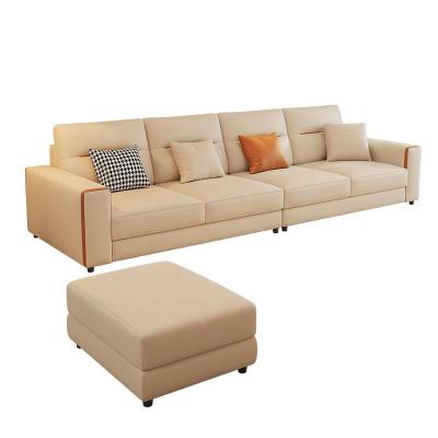 China Other Factory direct sales and customizable color matching cat claw leather sofa for modern living room for sale