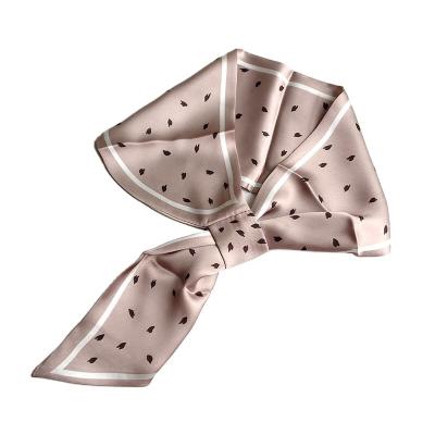 China South Korea summer spring wild decorative scarf new buckle CIA fashion eco-friendly silk scarf trend for bag tied flame for sale