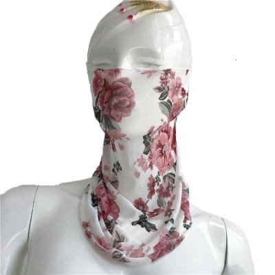 China Wholesale New Multifunctional Women's Head Mask Scarf Mesh Sunscreen Collar Hijab Eco-friendly for sale