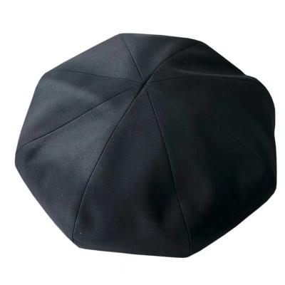 China Summer Linen Hat Madam Duck Tongue Sun Visor Sunshade Image Woven Baseball Cap Breathable Korean Beret for sale